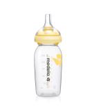 Medela Slow Flow BPA-Free Breastmilk Teat 250ml Bottle - Express, Store, Feed - Calma Technology - Fridge & Freezer Safe - Buy Online on GoSupps.com