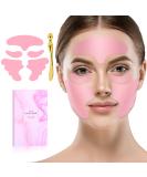 Reusable Silicone Wrinkle Patches Kit - Face & Forehead Wrinkle Treatment with Massage Stick | Overnight Patches for Under Eyes & Facial Care - Buy Online on GoSupps.com