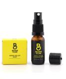 Beard Club Derma Roller Replacement Head & Cleansing Spray - 0.3mm Titanium Microneedles for Prolonged Use | Buy Now - Buy Online on GoSupps.com
