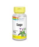 Buy Solaray Organic Sage 285 mg - 100 VegCaps | Natural Health Supplement - Buy Online on GoSupps.com