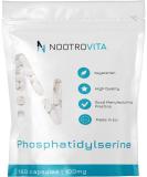 Phosphatidylserine 100mg - 180 Vegan Capsules | Cortisol Blocker Stress Relief Memory Aid | Non-GMO High Dose Nootrovita - Buy Online on GoSupps.com