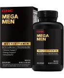 GNC Mega Men Multivitamin 180ct | Antioxidants for Heart Health & Immune Support - Buy Online on GoSupps.com
