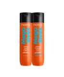 Matrix Mega Sleek Shampoo and Conditioner Set - Controls Frizz, Smooth & Shiny Hair - Shea Butter - Dry, Damaged Hair - 10.1 Fl Oz - Buy Online on GoSupps.com