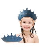 Fusacony Adjustable Baby Shampoo Cap - Tear-Free Hair Washing for Kids 0-9 Years | Safe & Comfortable Shower Hood (Blue) - Buy Online on GoSupps.com