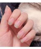 Brishow Coffin Artificial Fingernails - Short Pink Acrylic Nails for Women & Girls - 24 Pieces - Easy Stick-On - Buy Online on GoSupps.com