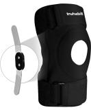 Buy Hinged Knee Brace for Pain Relief - Open Patella Support for Ligament Tear | Free Size Knee Support for Men & Women - Buy Online on GoSupps.com