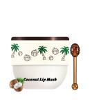 1 PCS Bee Lip Balm Honey Pot - Exfoliating Coconut Overnight Mask & Hydrating Scrub for Dry Cracked Lips - Buy Online on GoSupps.com