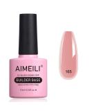 AIMEILI Gel Nail Polish 8 in 1 Builder Base Sheer Color Long Lasting UV LED Soak Off Manicure Pedicure - 10ml (Pack of 1) - Buy Online on GoSupps.com
