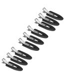 Jeopoom seamless hair clip 9 pieces hair pin curl clips hair pin curl clips no bend hair clip for hair styling make -up (black) - Buy Online on GoSupps.com