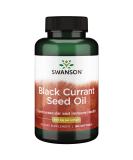 Swanson Black Currant Seed Oil - 180 Softgels (500mg) - Immune, Heart & Joint Health Support - Buy Online on GoSupps.com