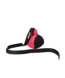 Dingo Gear Training Toy Ball 9cm - Black-Rosa with 65cm Handle | French Nylcott Material for IGP Obedience & Apport Training | Ideal Small Dog Toy - Buy Online on GoSupps.com