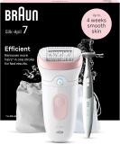 Buy Brown Silk- pil 7 Epilator for Women | Long-Lasting Hair Removal & Bikini Trimmer | 7-210 White/Flamingo Rosa - International Shipping Available - Buy Online on GoSupps.com