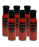 Sauce Shop - Habanero Ketchup Pack of 6 - Very Hot & Spicy Sauce Made in the UK Suitable for Vegans - 6x 260g Glass Jars - Buy Online on GoSupps.com