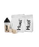 Huel Starter Kit - 2 Pouches of Vegan Powdered Meal, Scoop, Shaker, Booklet - Vanilla Flavor (7.7lbs - 28 Meals) - Buy Online on GoSupps.com