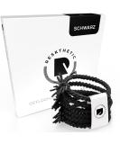 Reskthetic hair tie - high -quality braided hair tie with perfect hold extremely tear -resistant braid rubber pleasant to the hair (black) - Buy Online on GoSupps.com