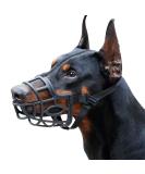 Breathable Basket Muzzle for Dogs - Stop Biting Barking & Chewing | XL Labrador Black - International Shipping - Buy Online on GoSupps.com