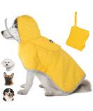  Eyin Waterproof Dog Rain Coat | Comfortable Rain Jacket for Medium Dogs | Adjustable Windproof & Reflective Stripes - Perfect for Walks  - Buy Online on GoSupps.com