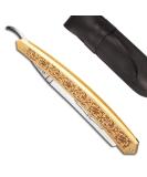 Premium 5/8 Straight Razor with Engraved Boxwood Handle - Direct from France | International Shipping - Buy Online on GoSupps.com