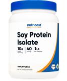 Nutricost Soy Protein Powder 1 LB - 10g Protein/Serving - Vegetarian, Non-GMO, Gluten Free - Buy Online on GoSupps.com
