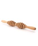 Ribnican Anti-Cellulite Wooden Massage Roller with Handle - 40 cm Maderotherapy Accessory for Effective Cellulite Treatment | International Shipping - Buy Online on GoSupps.com