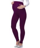 Be Mammy Maternity Long Leggings - XL Plum | Comfortable Pregnancy Pants - Buy Online on GoSupps.com
