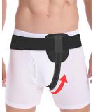 Buy Universal Hernia Belt Truss for Men & Women | Adjustable Inguinal Support Guard for Pain Relief & Post Surgery - 2 Removable Compression Pads - Buy Online on GoSupps.com