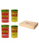 Toxic Waste 2 Red & 2 Hazardously Sour Candy Drums Ultra Sour Sweets Candy For Halloween Trick or Treat Birthday - Each Drum 42g - Sold By VR Angel - Buy Online on GoSupps.com