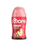 MORE Zerup Red Apple Syrup 65ml - Zero Calorie Drink Mix (Makes 8L) | Buy Now! - Buy Online on GoSupps.com