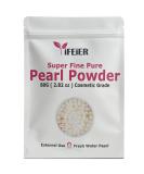 Pure Freshwater Pearl Powder for Skincare - 80g SuperFine Organic Powder for DIY Lotions Creams Serums & Face Masks - Buy Online on GoSupps.com