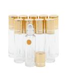 Rowiz 10PCS 10ml Essential Oils Roller Bottle Pearly Clear Glass Bottle Leakproof Glass Bottle With Stainless Steel Balls And Screwcap For Perfume & Aromatherapy Oils - Buy Online on GoSupps.com