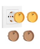 LLMTN Silicone Socket Covers - 4-Pack Decorative & Dust Protection for F-Type Sockets - Buy Online on GoSupps.com