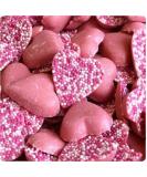 VIMIX Various Types of Heart Shaped Gummy Sweets Bag 1kg for Valentine's Day Celebration - Great for parties event wedding & Valentine's day (Pink Hearts) - Buy Online on GoSupps.com