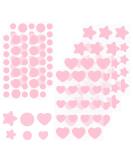 Pink Hydrocolloid Pimple Patches - 144 Count Acne Spot Treatment Stickers for Face & Body - Blemish Cover Skin Care - 3 Styles - Pack of 1 - Buy Online on GoSupps.com