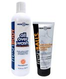 Fresh Body Fresh Balls Set - Anti-Chafing Cream & All Over Wash for Men | Citrus Vanilla | International Shipping - Buy Online on GoSupps.com
