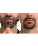 French Beard & Goatee Shaving Template Set - 5 Sizes, Trim Tool, Symmetric Beard, Reduce Shaving Time, Perfect At-Home Shave - Transparent - Buy Online on GoSupps.com