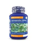 High Strength Ashwagandha Extract 1500mg - 90 Vegan Tablets for Stress Relief & Anxiety - Buy Online on GoSupps.com