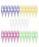 30PCS Plastic Tweezers 5 Assorted Colors Craft Forceps Tools for Handmade DIY Creative Beading Projects Jewelry Making Kids Adult Home Classroom School 30PCS Green+yellow+blue+white+red - Buy Online on GoSupps.com