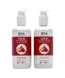 Sesa Onion Anti-Hair Fall Combo | Onion Shampoo & Conditioner 300ml for Complete Hair Care - International Shipping Available - Buy Online on GoSupps.com