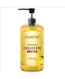 Buy Cellulite Massage Oil 8 Fl Oz - Effective Fat Cell Reduction for Hips Thighs Buttocks & Abdomen - Fast Absorbing with Beautiful Scent - Buy Online on GoSupps.com