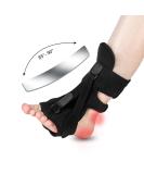 Fhmidic Night Splint for Plantar Fasciitis & Achilles Tendonitis Relief - Adjustable Brace for Women & Men | Comfortable Foot Drop Solution - Buy Online on GoSupps.com