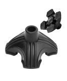 Bailinks Cane Tip 19mm 3/4 " Crutch Tips Non-Slip Self Standing Quad Support Rubber Walking Stick Rubber Tips (Black) - Buy Online on GoSupps.com