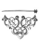 Viking Dragon Hairpin - Celtic Knot Vintage Silver Hair Clip for Women & Girls | 1Pc International Shipping - Buy Online on GoSupps.com
