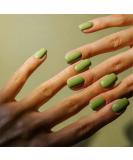 24pcs Green Square False Short Nails - Removable Press On Nail Art for Women and Girls - Buy Online on GoSupps.com