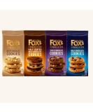 Foxs Cookie Selection - Half Coated Chunkie 175g Triple Chunkie 180g Milk Chunkie 180g White Chunkie Cookie 180g Pack of 4 - Buy Online on GoSupps.com