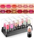 BINGBRUSH 12Pcs Mini Capsule Lipstick Pills Set - Color Changing Jelly Magic Lipsticks, Strawberry Mint Apple Lip Balm, Matte & Metallic Lipsticks - Women Mood Lip Stick 12 Colors - Buy Online on GoSupps.com