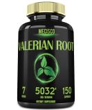 Valerian Root Capsules 5032mg - 150 Capsules - Highest Potency w/ Ashwagandha, Ginger, Chamomile, Balm, Black Pepper - Relax & Restful Mind - 5 Month Supply - Buy Online on GoSupps.com