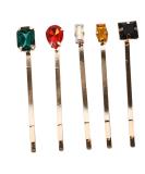 Beaupretty 5-Pack Retro Bobby Pins - Vintage Hair Needles & Jeweled Hairpins for Women - Unique Alloy Diamond Hair Accessories - Buy Online on GoSupps.com