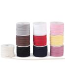 Double Fold Bias Tape 1/4 inch - 10 Colors, 180 Yards - Sewing Binding Tape for Crafts, Seaming, Piping, Quilting - Buy Online on GoSupps.com