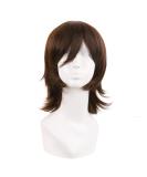 Buy MapofBeauty 14 Brown Short Cosplay Anime Wig with Bangs & Wolf Tail - Perfect for Parties & Festivals - International Shipping Available - Buy Online on GoSupps.com