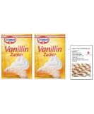 20x Genuine GERMAN VANILLA SUGAR Sachets by Dr Oetker includes Helen s Own Recipe Booklet for Vanilla Biscuits 20x 8g Sachets of VANILLA SUGAR total of 160 grams - Buy Online on GoSupps.com